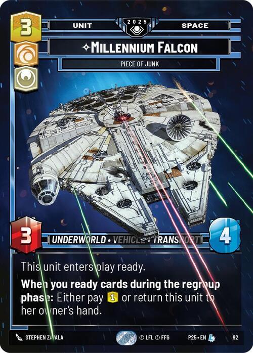 Millennium Falcon, Pezzo Di Ferraglia Card Front