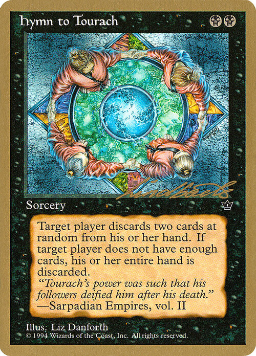 Hymn to Tourach Card Front