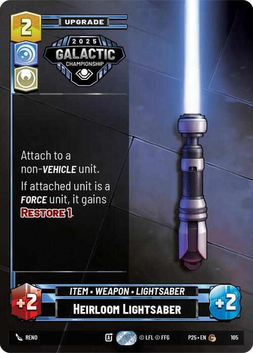 Spada Laser Ereditata Card Front