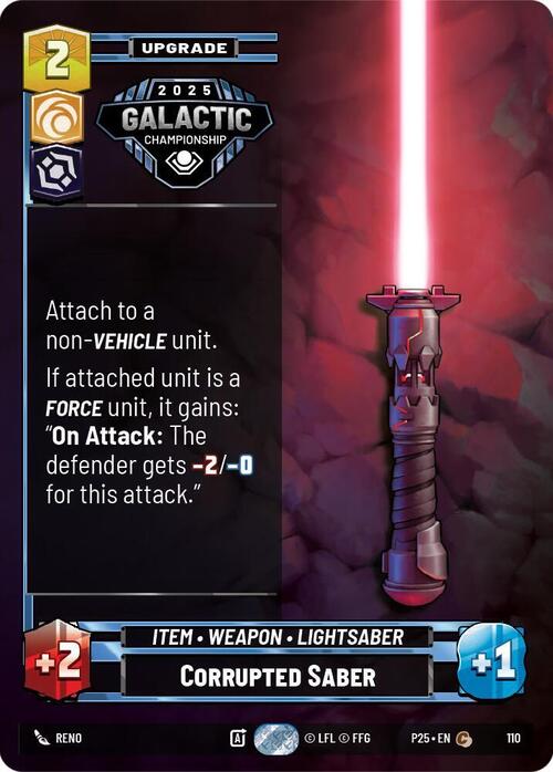 Spada Corrotta Card Front