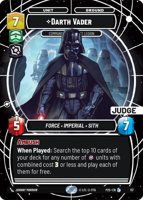 Darth Vader, Comandante Della Prima Legione Card Front