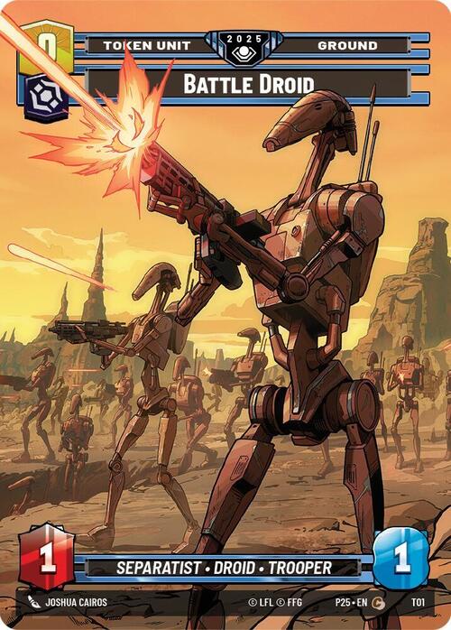 Battle Droid Token Card Front