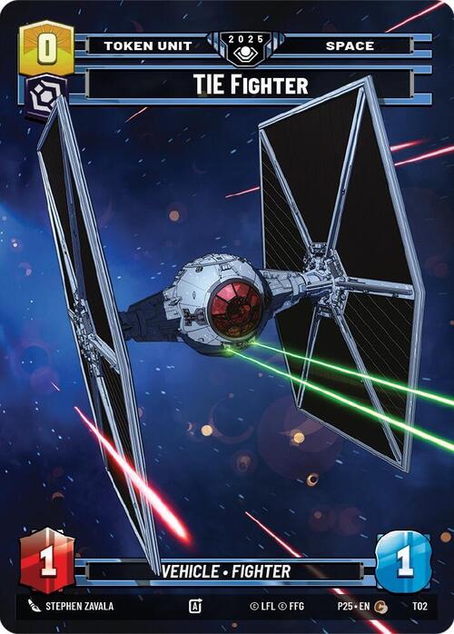 TIE Fighter Token Card Front