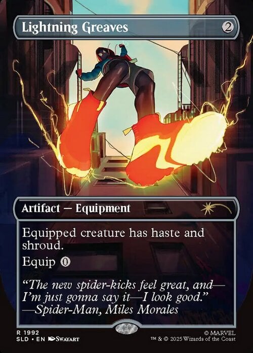 Lightning Greaves Card Front
