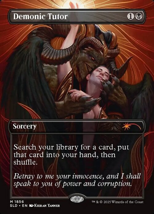 Demonic Tutor Card Front
