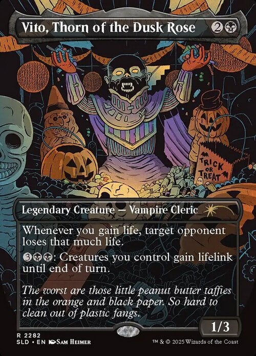 Vitor, Spina della Rosa del Vespro Card Front