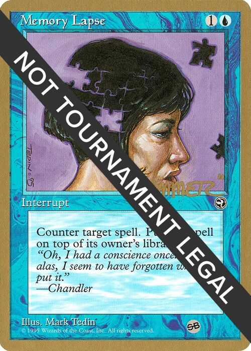 Memory Lapse Card Front