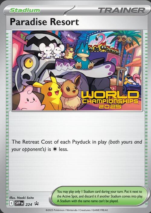 Paradise Resort Card Front