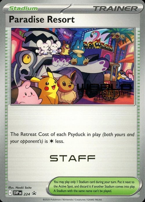 Paradise Resort Card Front