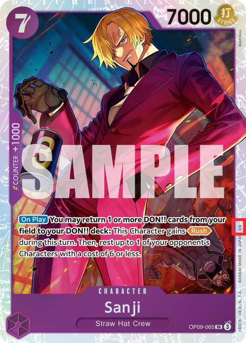 Sanji Card Front