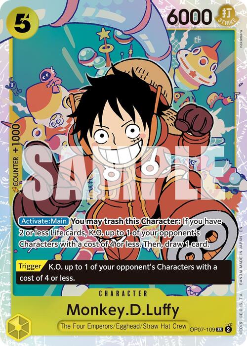 Monkey.D.Luffy Card Front
