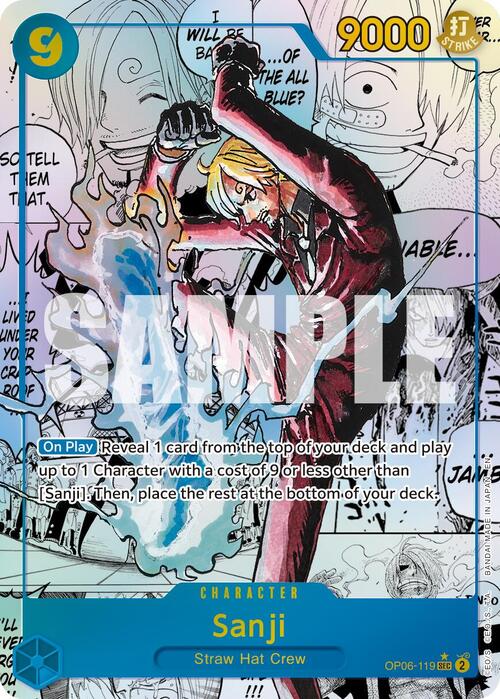 Sanji Card Front