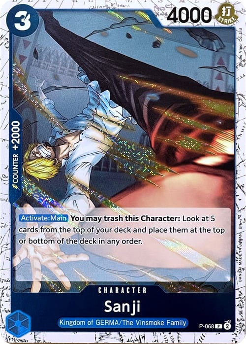 Sanji Card Front