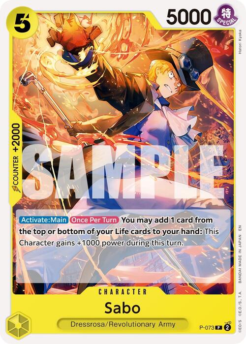 Sabo Card Front