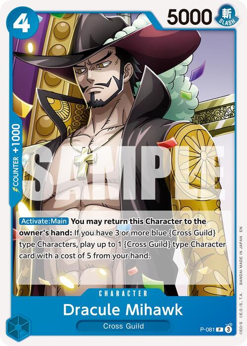Dracule Mihawk Card Front