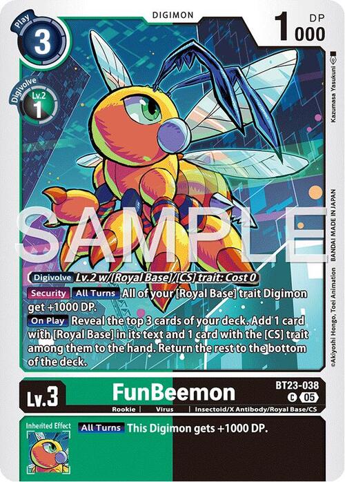 FunBeemon Card Front