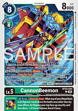 CannonBeemon Card Front