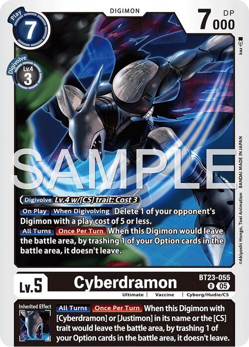 Cyberdramon Card Front