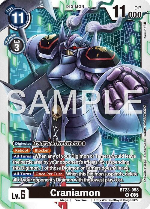 Craniamon Card Front