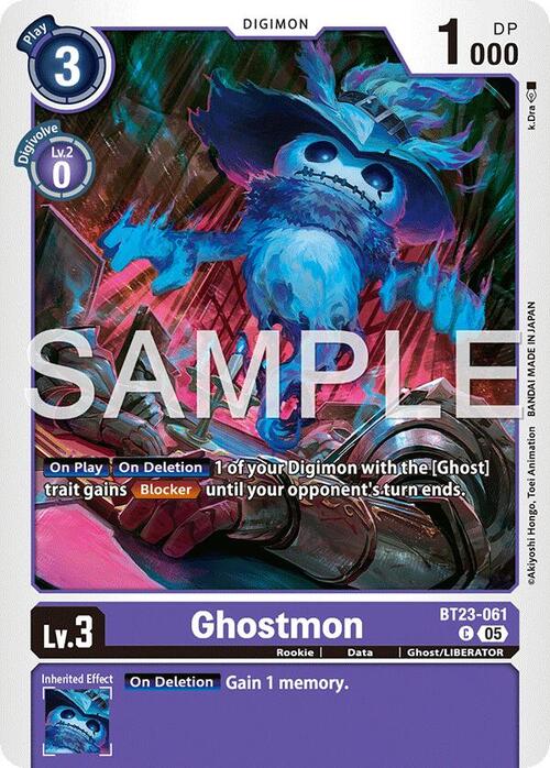 Ghostmon Card Front