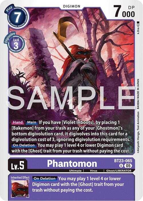 Phantomon Card Front