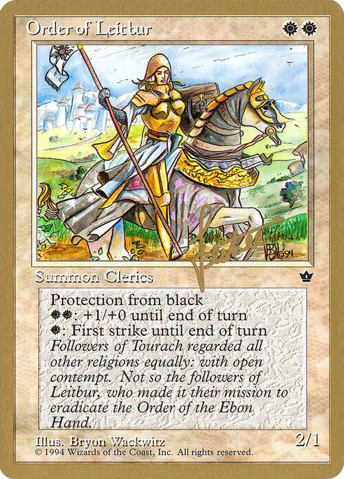 Order of Leitbur Card Front