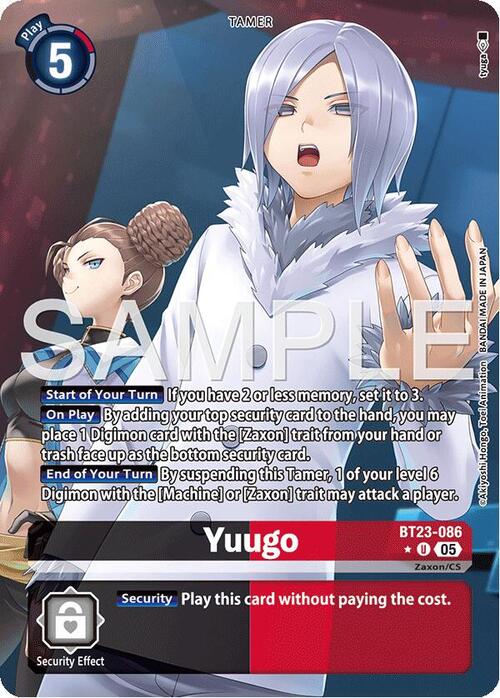 Yuugo Card Front