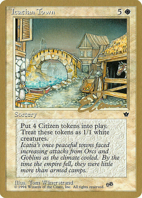 Icatian Town Card Front
