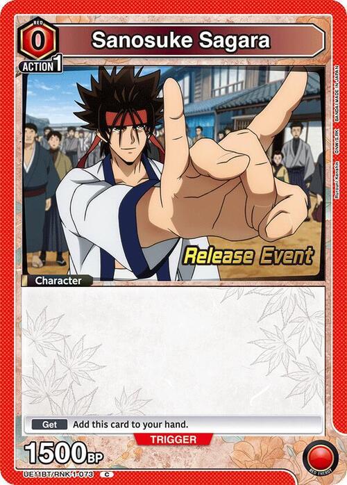 Sanosuke Sagara Card Front