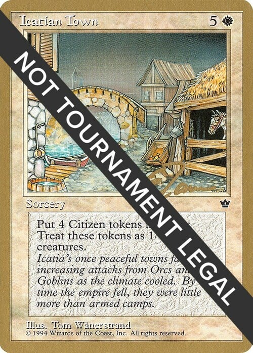 Icatian Town Card Front