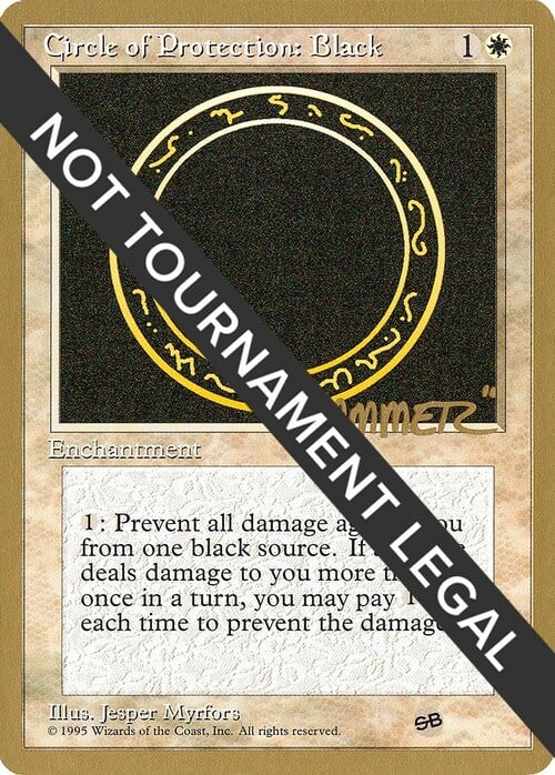 Circle of Protection: Black Card Front