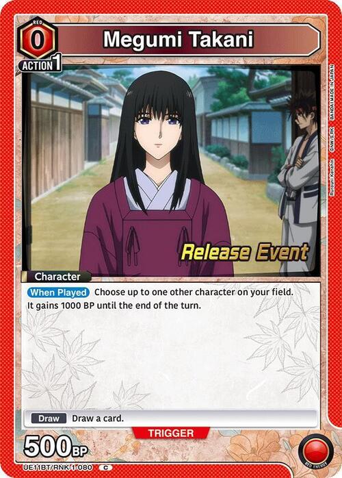 Megumi Takani Card Front