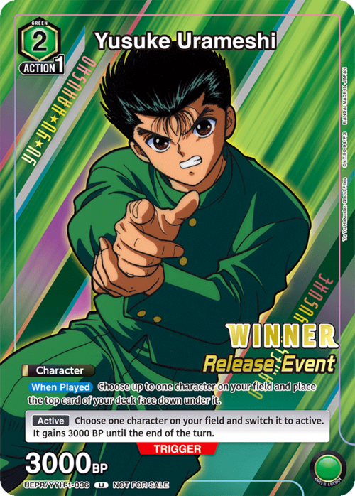 Yusuke Urameshi Card Front