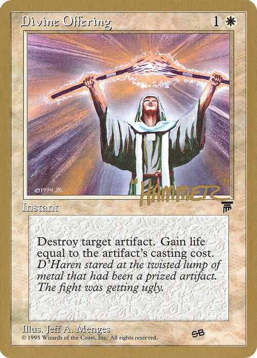 Offerta Divina Card Front