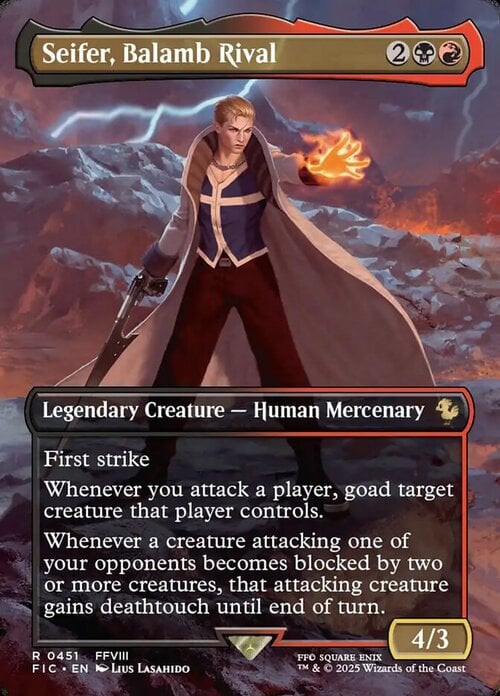 Seifer, Balamb Rival Card Front