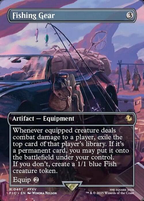 Fishing Gear Card Front