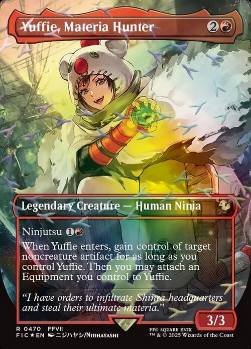 Yuffie, Materia Hunter Card Front