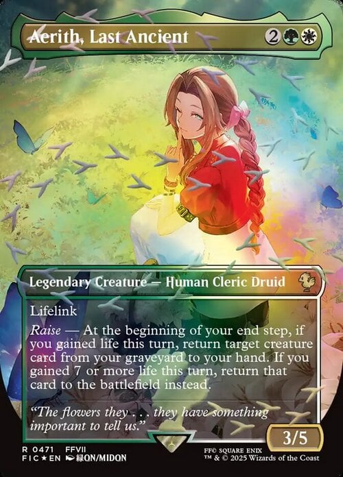 Aerith, Last Ancient Card Front