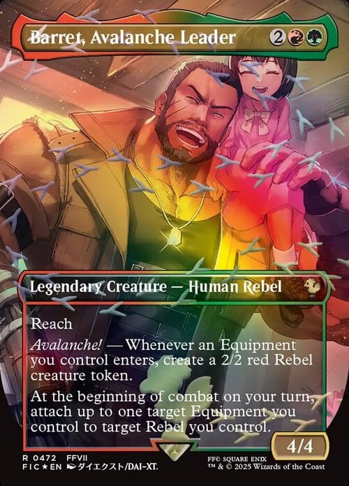 Barret, Avalanche Leader Card Front