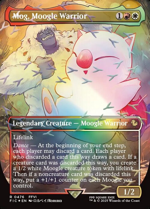 Mog, Moogle Warrior Card Front