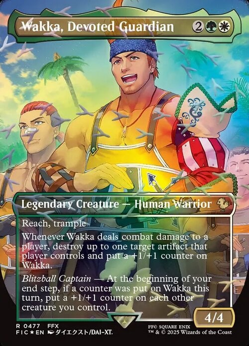 Wakka, Devoted Guardian Card Front