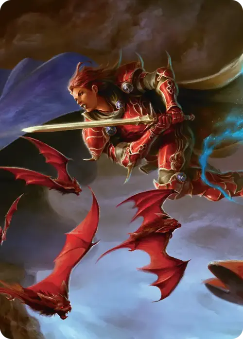 Art Series: The Destined Warrior Card Front