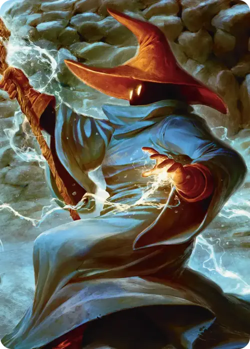 Art Series: The Destined Black Mage Card Front