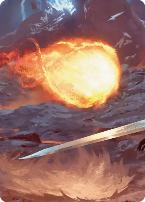 Art Series: Duelist's Flame Card Front