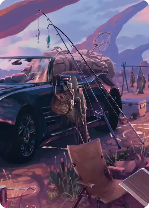 Art Series: Fishing Gear Card Front