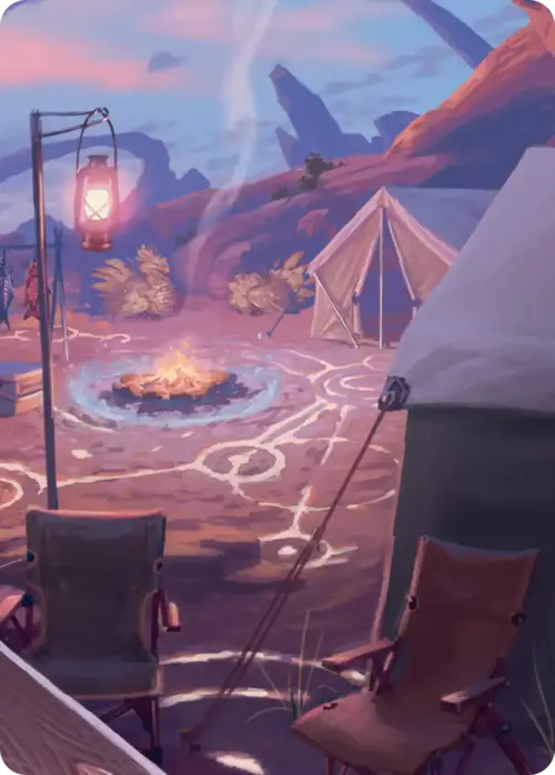 Art Series: Chocobo Camp Card Front