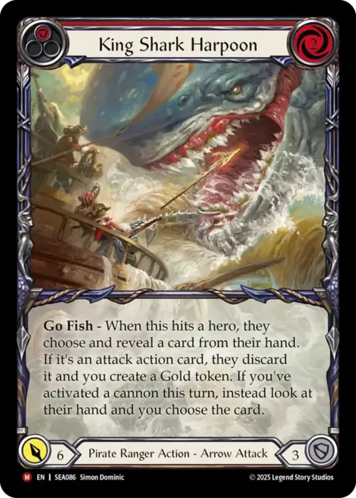 King Shark Harpoon Card Front