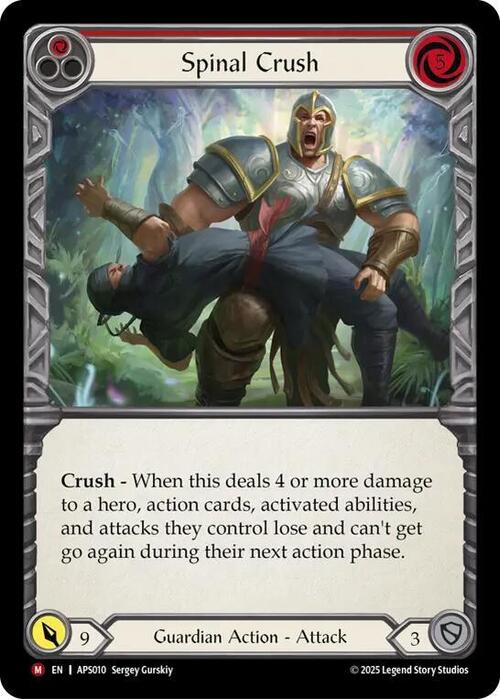 Spinal Crush Card Front