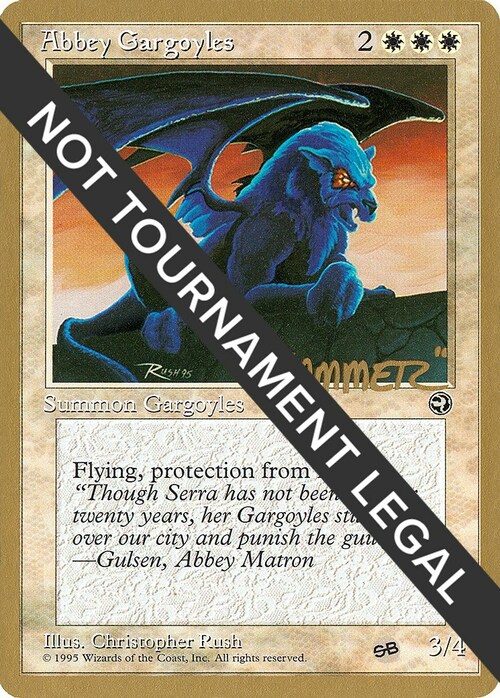 Abbey Gargoyles Card Front