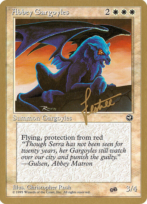 Gargoyle dell'Abbazia Card Front
